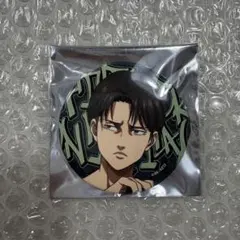 進撃の巨人 カラオケの鉄人 カラ鉄 缶バッジ BAND リヴァイ