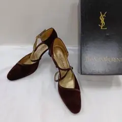 YVES SAINT LAURENT スエード パンプス ブラウン36 23cmのサムネイル