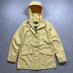 Eddie Bauerマウンテンパーカー イエローナイロンジャケット フード古着