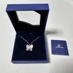 SWAROVSKI スワロフスキー ネックレス チョーカー バタフライ 蝶