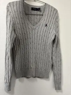 POLO RALPH LAUREN ケーブルニット Vネック セーター