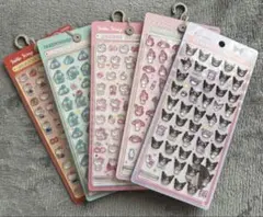 正規品　サンリオ　ボンボンドロップシール　ミニ 5種