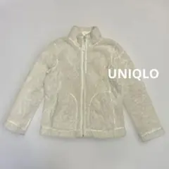 UNIQLO フリースジップアップパーカーリバーシブル