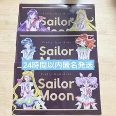 明治セーラームーンコラボ　クリアファイル3枚　マルチケース　セーラー戦士6人