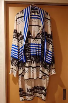 イタリア製 MSGM シルク プルオーバー バックロング ワンピースのサムネイル