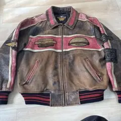 匿名発送】1994年ハワイで購入 当時物 USA94 ワールドカップ 革ジャン