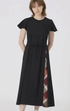 ブルーレーベルクレストブリッジ モックロディーシルケット ワンピース