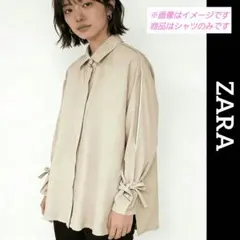 ♥️ ZARA ♥️ 長袖シャツ 長袖 シャツ 袖リボン リボン