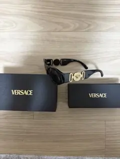 VERSACE サングラス メデューサ ブラック ゴールド