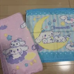 シナモンロール　フェイス　ハンドタオル