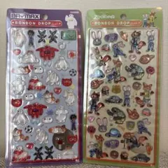 【国内購入 正規品】ボンボンドロップシール ベイマックス ズートピア