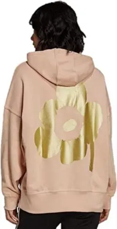 【新品】アディダス マリメッコ コラボ オーバーサイズ パーカー フラワー S