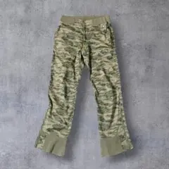 [美品]GLOBAL WORK リブ迷彩ミリタリーパンツ Y2K