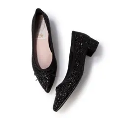 【Launa lea ballet】 ブラック バレエシューズ 23.0cm