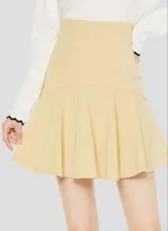 フレアミニスカショーパン イエロー