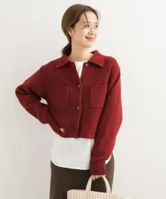 URBAN RESEARCH DOORS セーター コンパクト衿付きニット