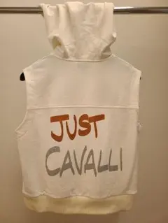 ☆JUST Cavalli パーカー ベスト 袖なし☆
