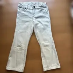 Bonpoint ホワイト フレアパンツ 8A