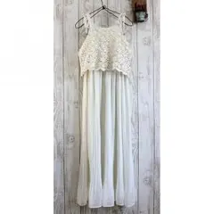 22T406 【M】INGNI/イング ミモレ丈ノースリーブワンピース ドレ