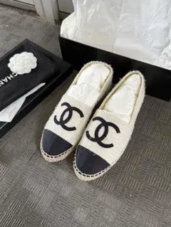 CHANEL エスパドリーユ ホワイト・ブラックのサムネイル