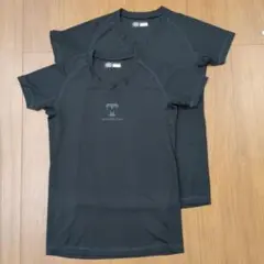 MITSUWATIGER ブラック アンダーシャツ Lサイズ　半袖2枚