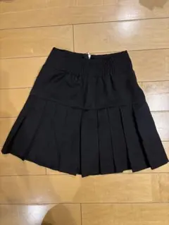 ブラックプリーツスカート 150