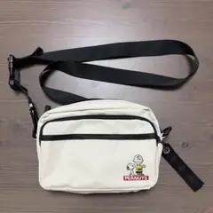 PEANUTS スヌーピー ショルダーバッグ アイボリー