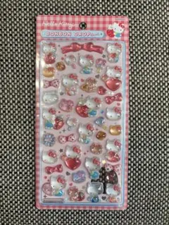 ハローキティ 赤 ボンボンドロップシール　正規品 第2弾