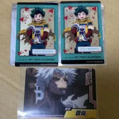 ヒロアカ ナムコ 特典 カード 緑谷出久 クリアイラストシート