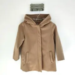 グローバルワークGLOBALWORKフード付きベージュコートL(１２０くらい)