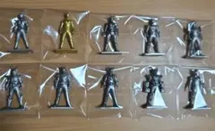 仮面ライダー ミニフィギュア 10体セット