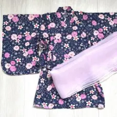 petit editer ベルメゾン 浴衣 3点セット 90〜100cm