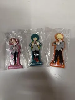 一番くじ ヒロアカ 紡がれる想い I賞 ラバースタンド 3種