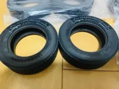 タミヤ1/14 扁平タイヤ73mm 2個セット ムネトラ　スカニア等のサムネイル