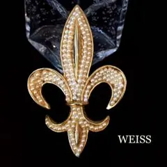 W012 WEISS ヴィンテージ ブローチ