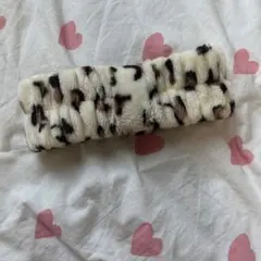 ヒョウ柄ヘアバンド