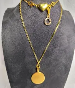 ステンレス銅 50cmゴールドネックレスチェーン 付属品有 商品番号「V2」B