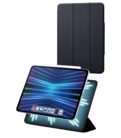 エレコム iPad Pro 11マグネットケースTBWA22PMWVPF2BK