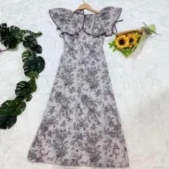 SNIDEL　24年モデル　 ラッフルボレロパイピングワンピース　サイズ0