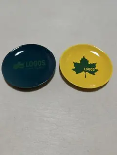 LOGOS ロゴス　皿 直径12cm 小皿　アウトドアプレート 陶器