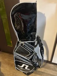［値下げ］J.LINDEBERG キャディバッグ 中古品　セルフパックおまけ付きのサムネイル
