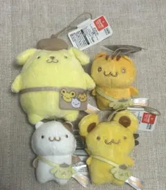 3点まとめて】サンリオ おすしになっちゃったマスコット ポムポム