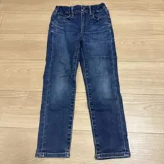 UNIQLO デニムブルー 120サイズ ストレートパンツ
