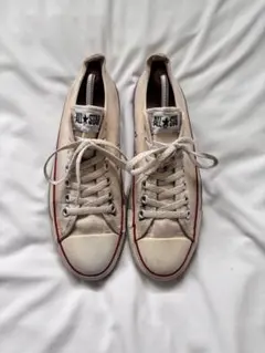 90s CONVERSE ALL STAR スニーカー アメリカ製 生成り色