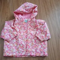 babyGAP 花柄フード付き薄手ジャンパー