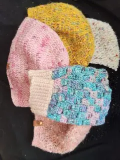 【ゆこ様専用】ニットビーニー 5個セット