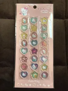 ハローキティ　おはじきふうシール