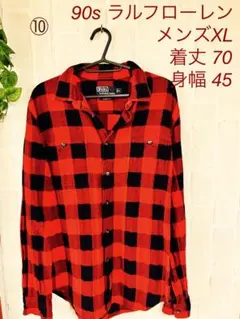 90s Polo by Ralph Lauren XL チェックシャツ