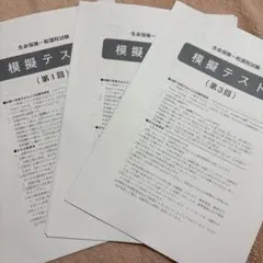 令和7年度生命保険一般課程試験模擬テスト 第4〜6回 解答解説付き
