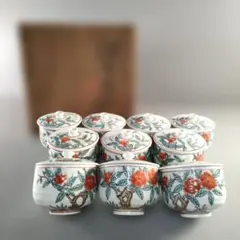 九谷焼 堀江青光作 色絵唐子文 汲出茶碗 10客 共箱 V 6232C - メルカリ